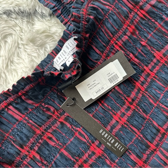 ♥️HUNTER BELL ANNIE DRESS♥️ NWT Navy/Red Size Large - Picture 2 of 5